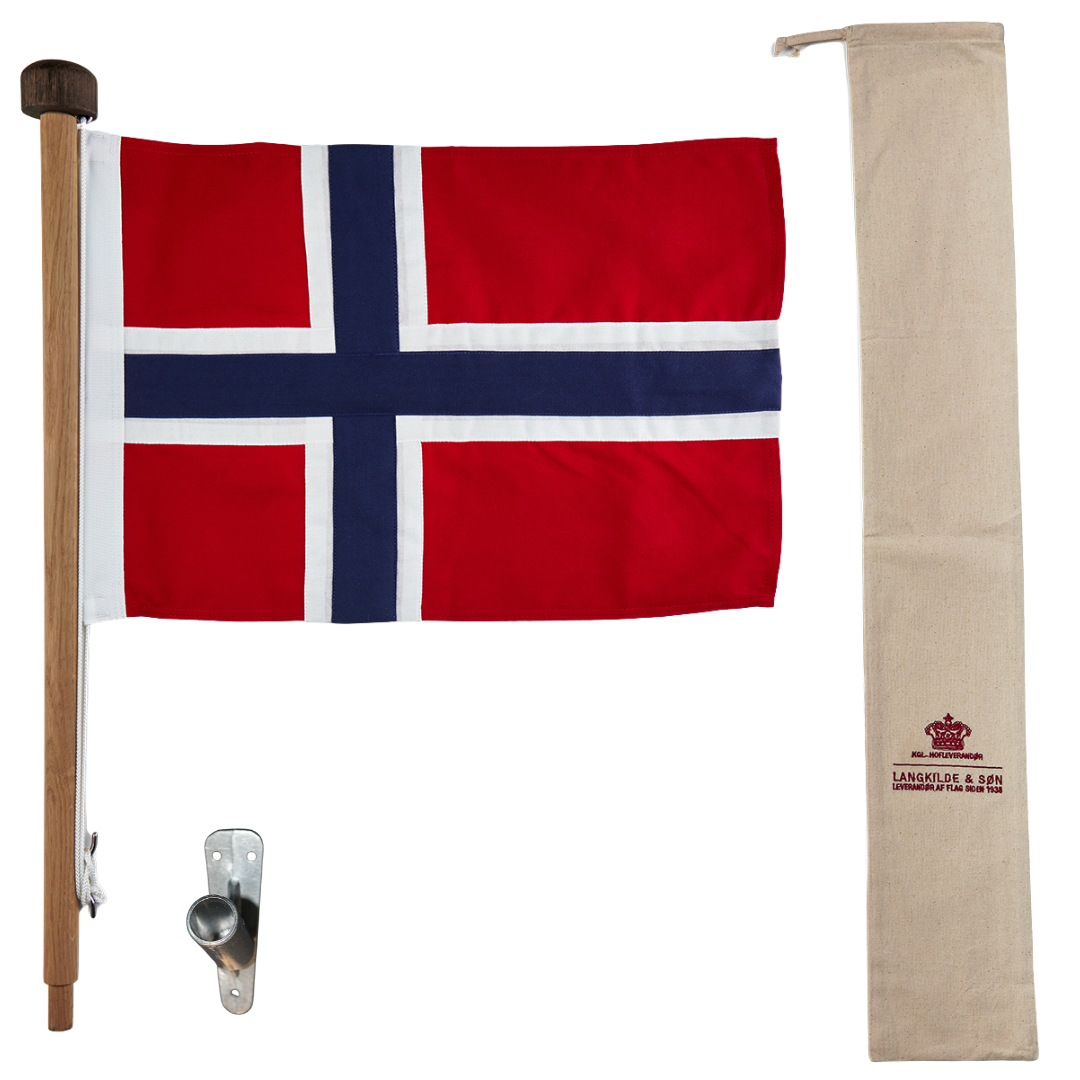 Luksus fasadestang i eik