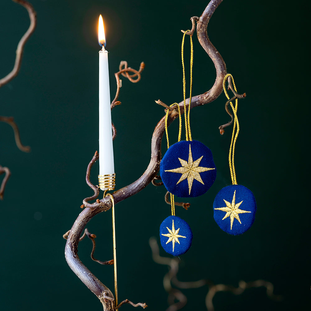 Stjerner, Midnatt blå julepynt