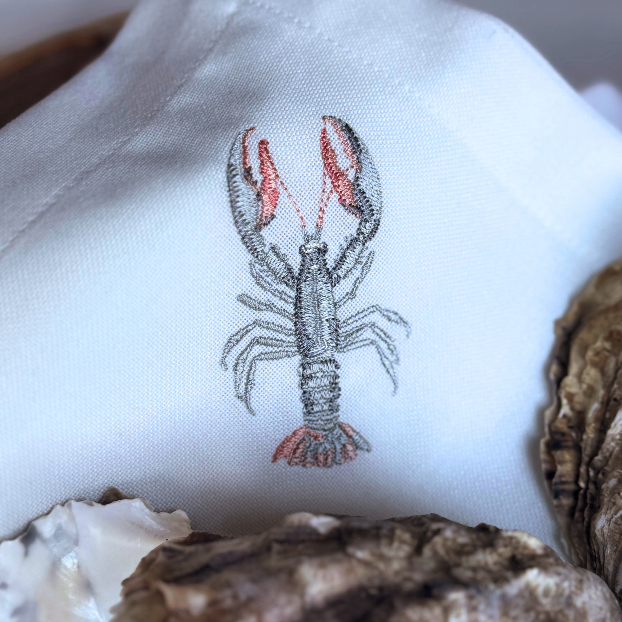 Serviett med kreps - 2 stk