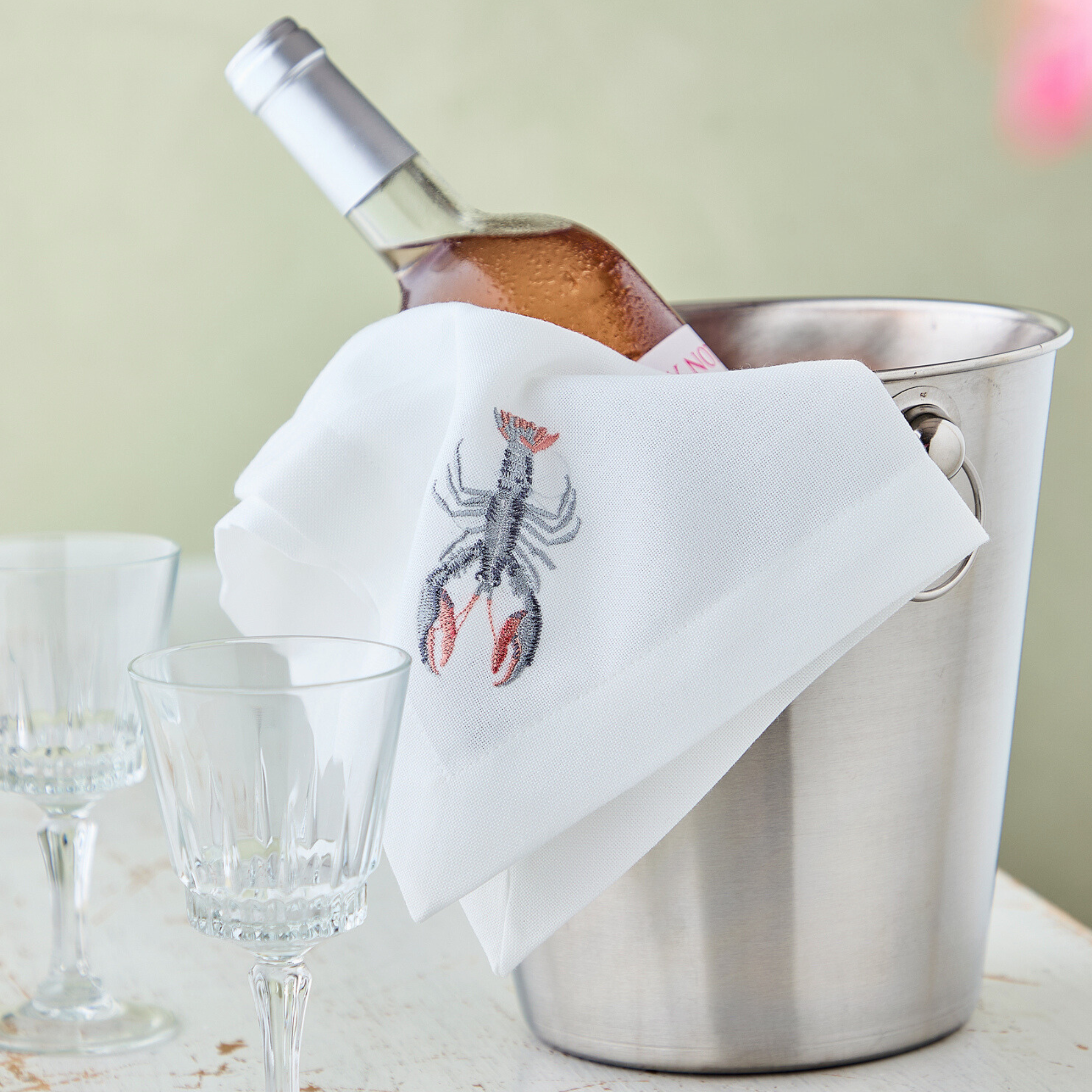 Serviett med kreps - 2 stk