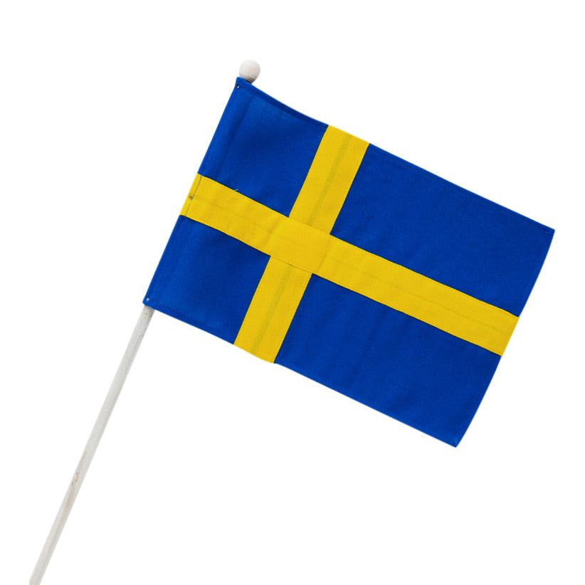Svenske håndflagg – 3 stk.