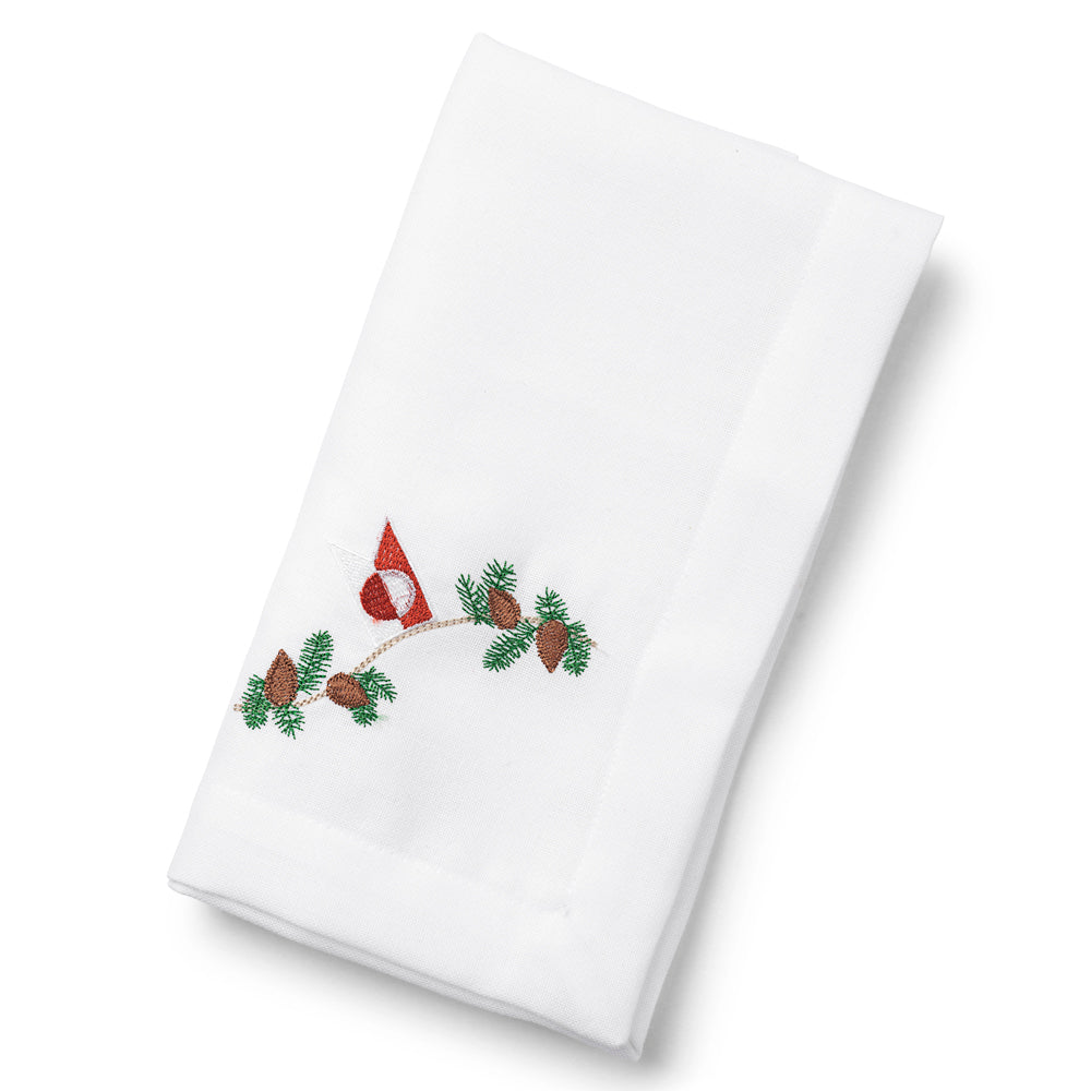 Juleserviett med grønlandsk flagg