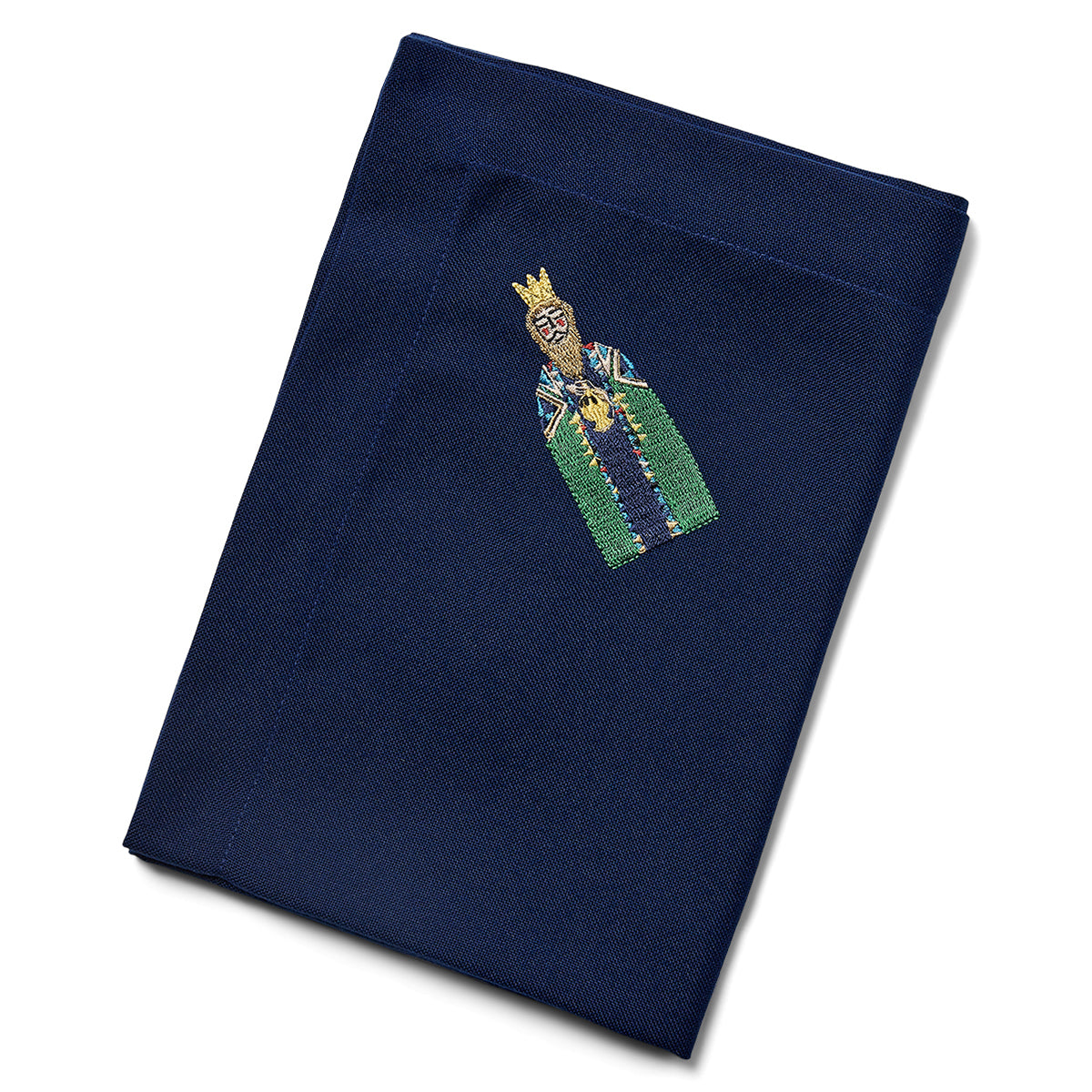 Midtnattblå serviett med Baltasar - Stjernestøv