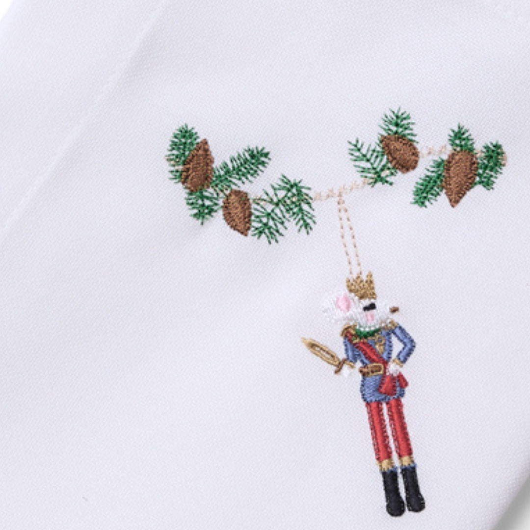 Juleserviett med musekonge