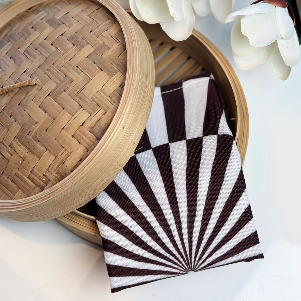 4 stk. mokka cirkusservietter