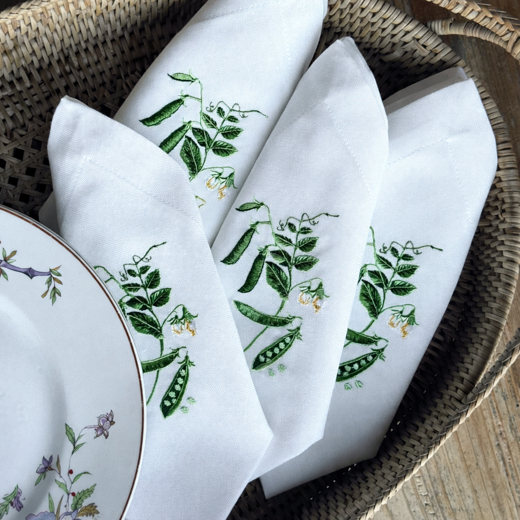 Serviett med erter - 2 stk.