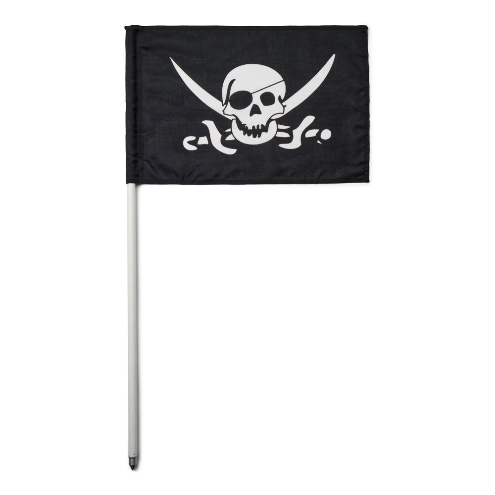 Flaggspyd med piratflagg