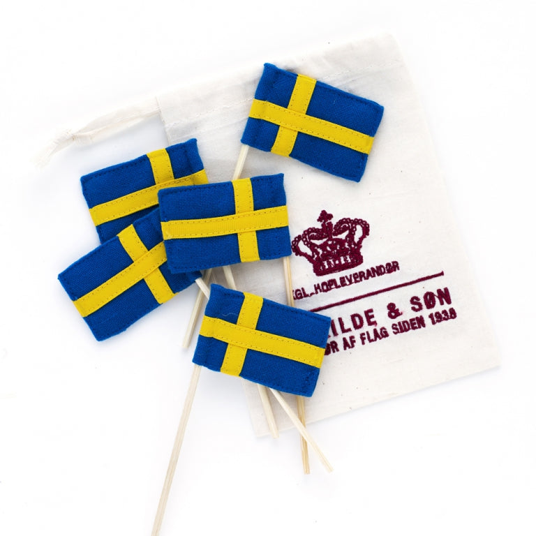 Svensk kakeflagg  – 5 stk.