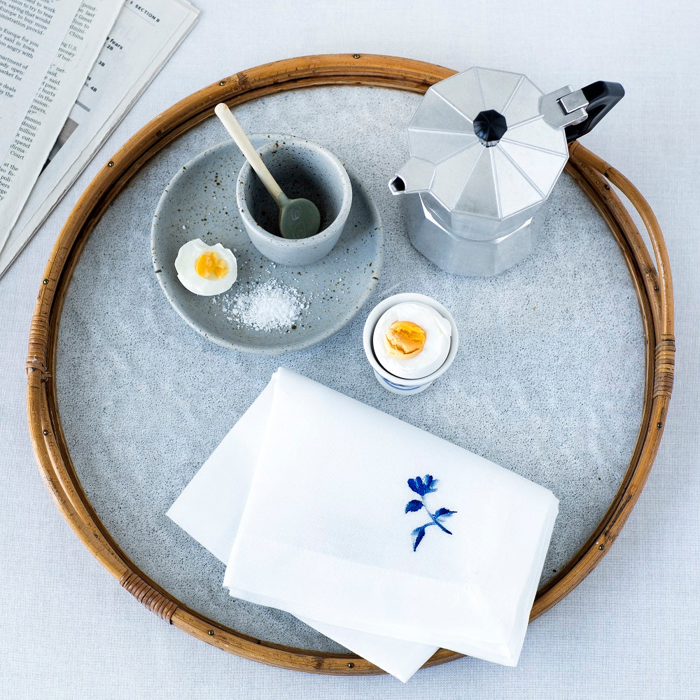 Serviett med Forglemmegei