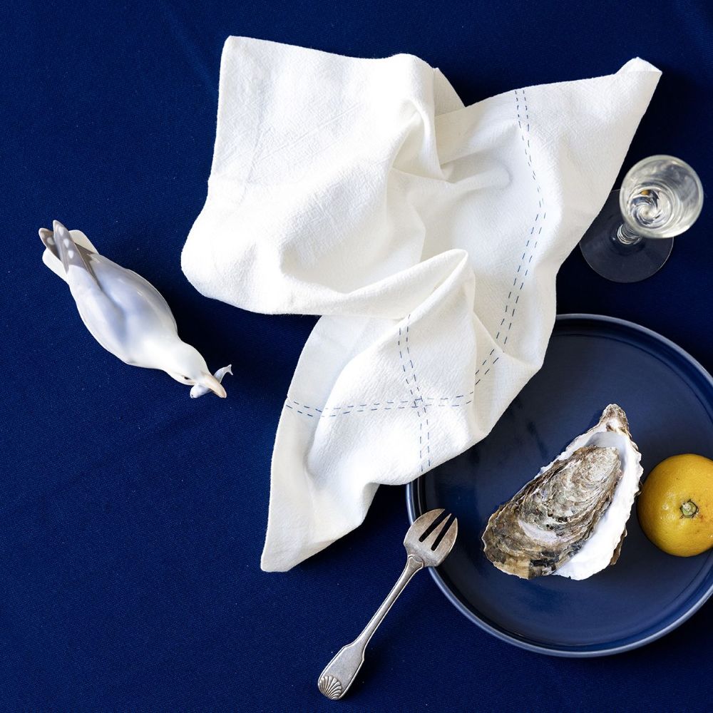 Store Anna  Eksklusiv Serviett i Bomull og Lin