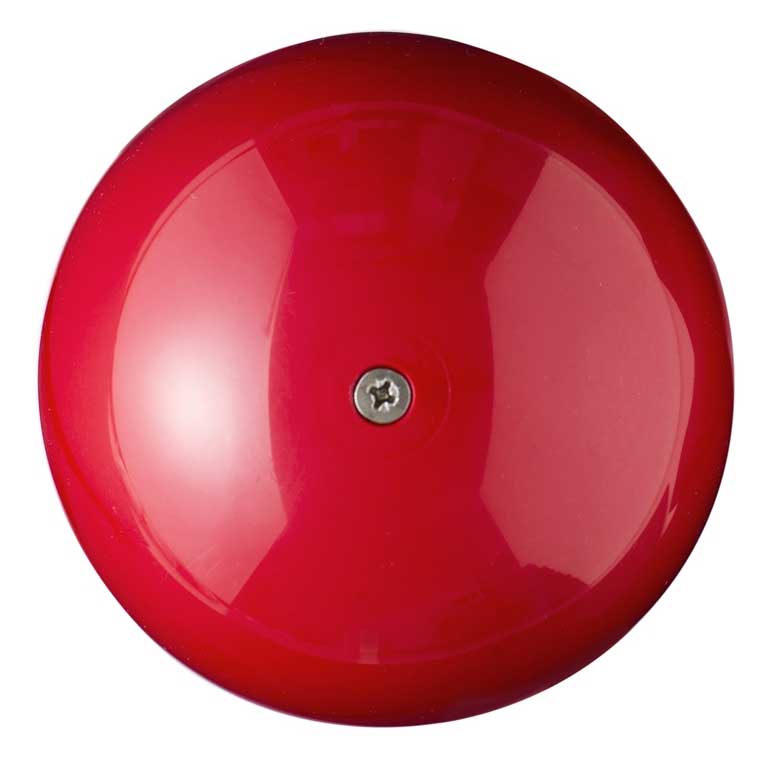 Rød flaggstangsknapp i plastikk