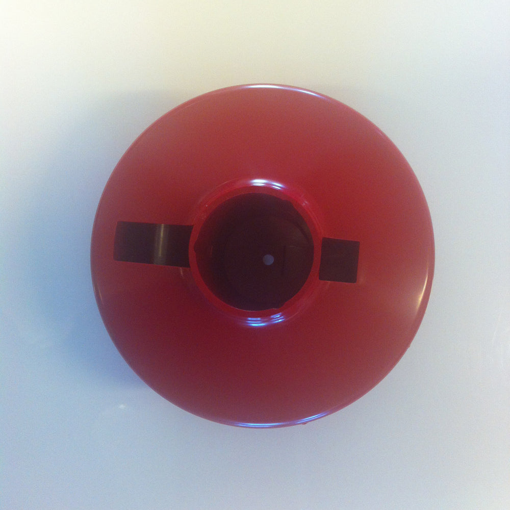 Rød flaggstangsknapp i plastikk